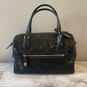 Coach Poppy Sequin Satchel